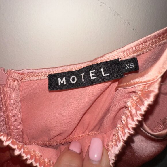 Motel Pink Slip Dress - Picture 3 of 4